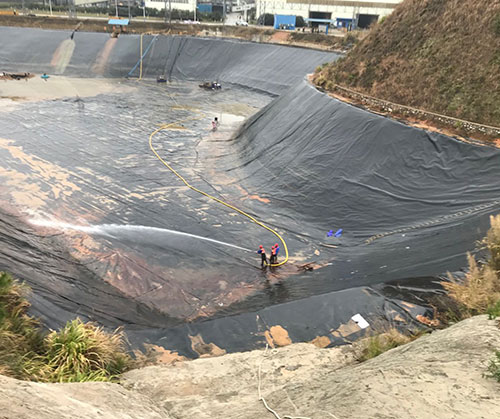 会同废水池清理